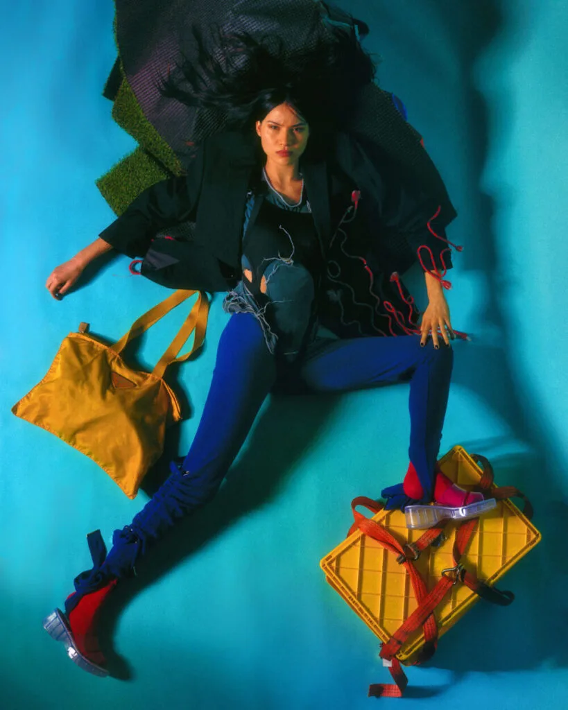 High-glam makeup for fashion campaign