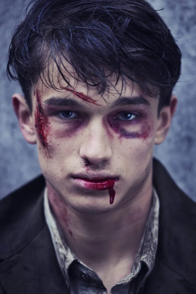 Horror make-up Berlin – blood FX for fashion shoot