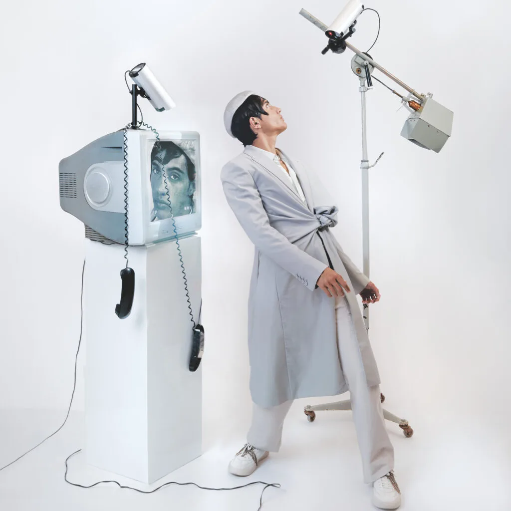 Fashion beauty makeup with gold accents